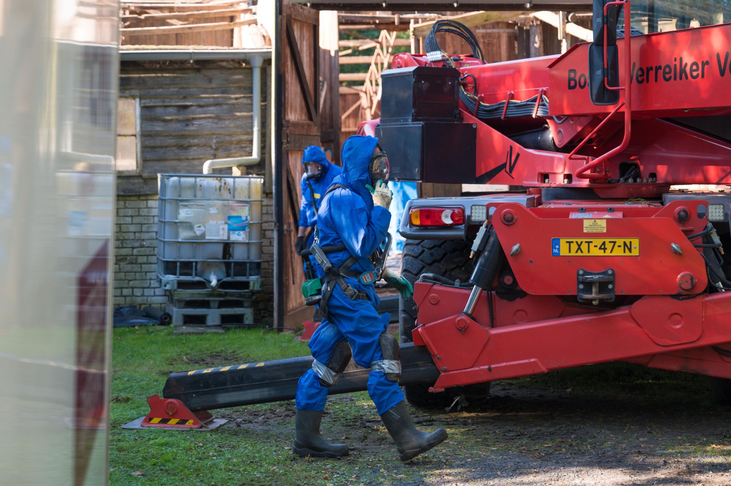 Hofstra dak en wand over ons