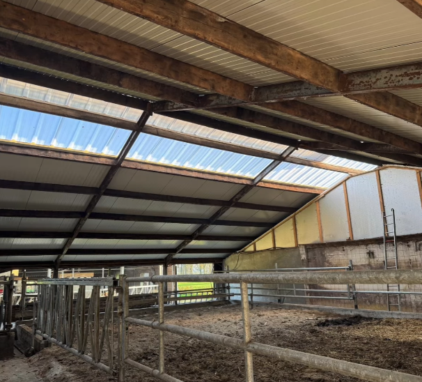 asbestsanering en plaatsing sandwich panelen