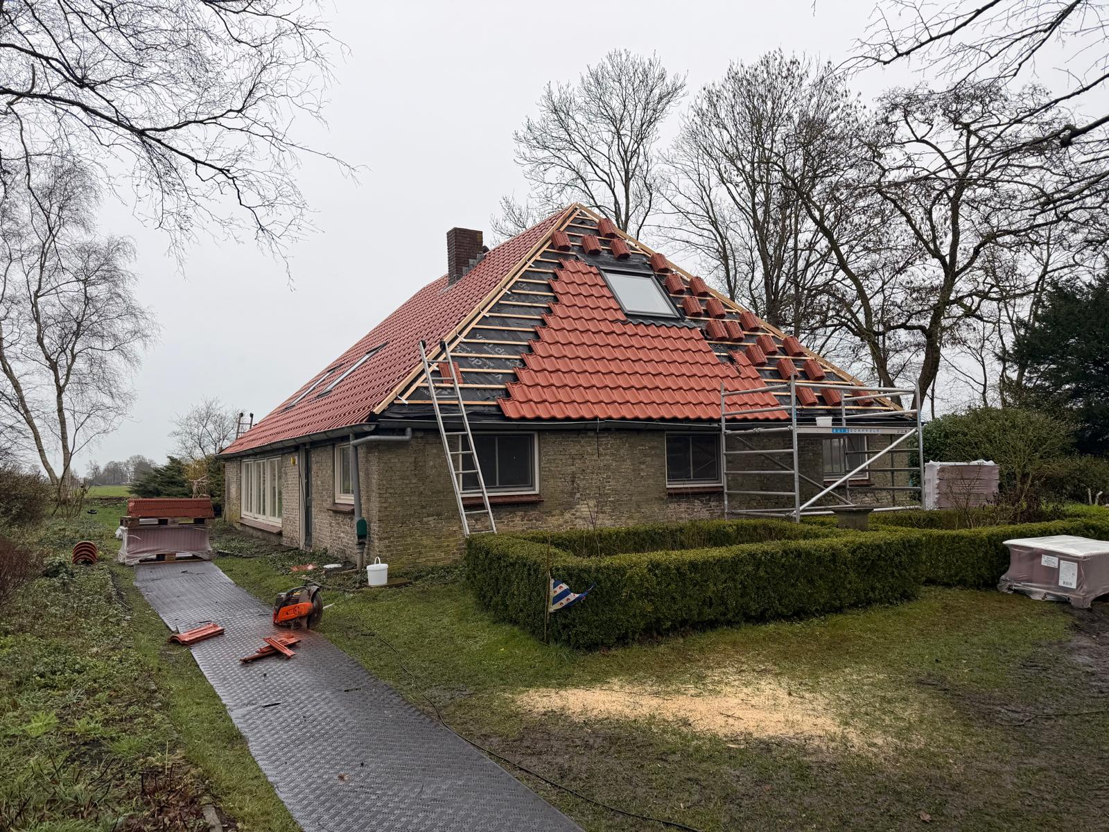 Bijna klaar Oldeberkoop project